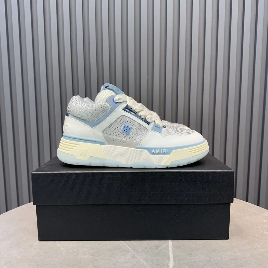 Men's shoes 💰760💰 AMIRI AMIRI fashion brand hot sale 🔥 Available all year round, couples 💑 Official website synchronization Imported fabrics 1⃣️ vs 1⃣️ replica, original factory special original sole, 35-45 (45. non-refundable)